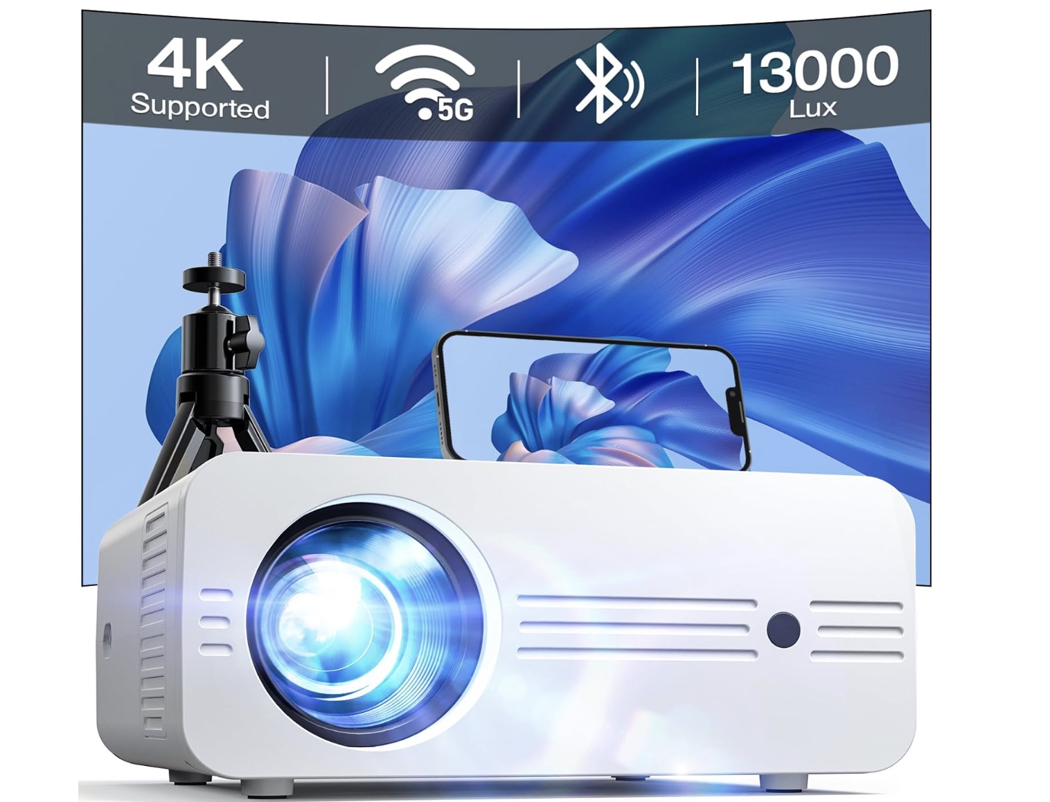 Proyector Bluetooth iZEEKER 13000LM
