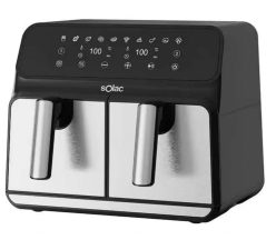 Chollito! Freidora Solac Doble de aire sin aceite 8L a 64€