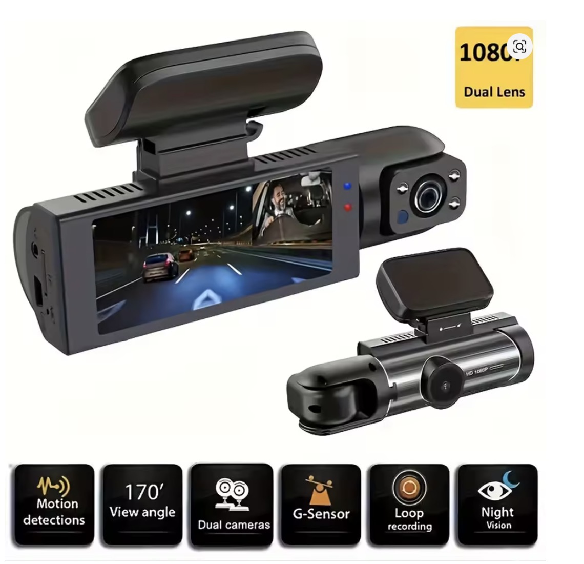 Dashcam dual
