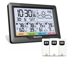 OFERTA! Estación meteorológica inalámbrica + 3 sensores inalámbricos a 15,5€