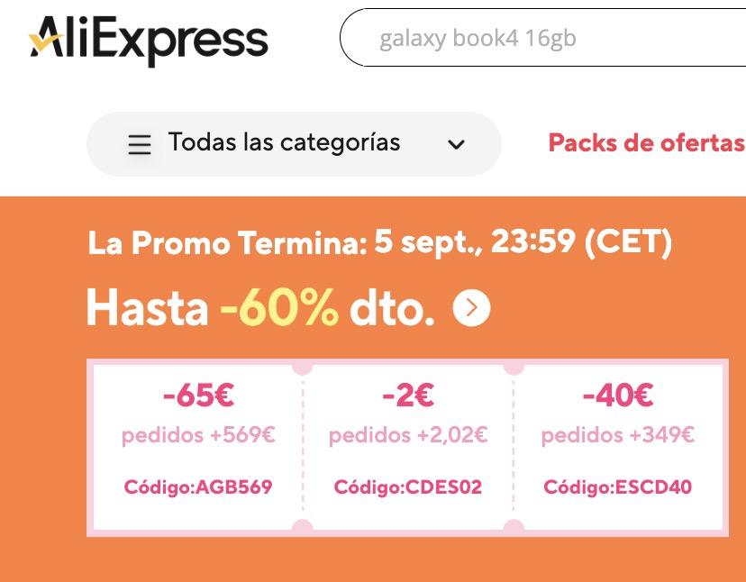 cupon aliexpress