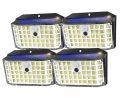 OFERTA AMAZON! Pack 4 Luces solares exterior 2000LM IP65 270° a 14,2€