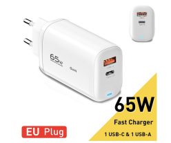 PRECIAZO! Cargador rápido USB PD GaN 65W a 2,35€