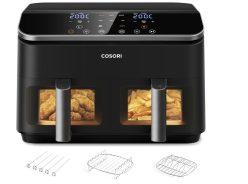 OFERTA AMAZON! Freidora de Aire con Doble Cesta COSORI 8,5L a 134€