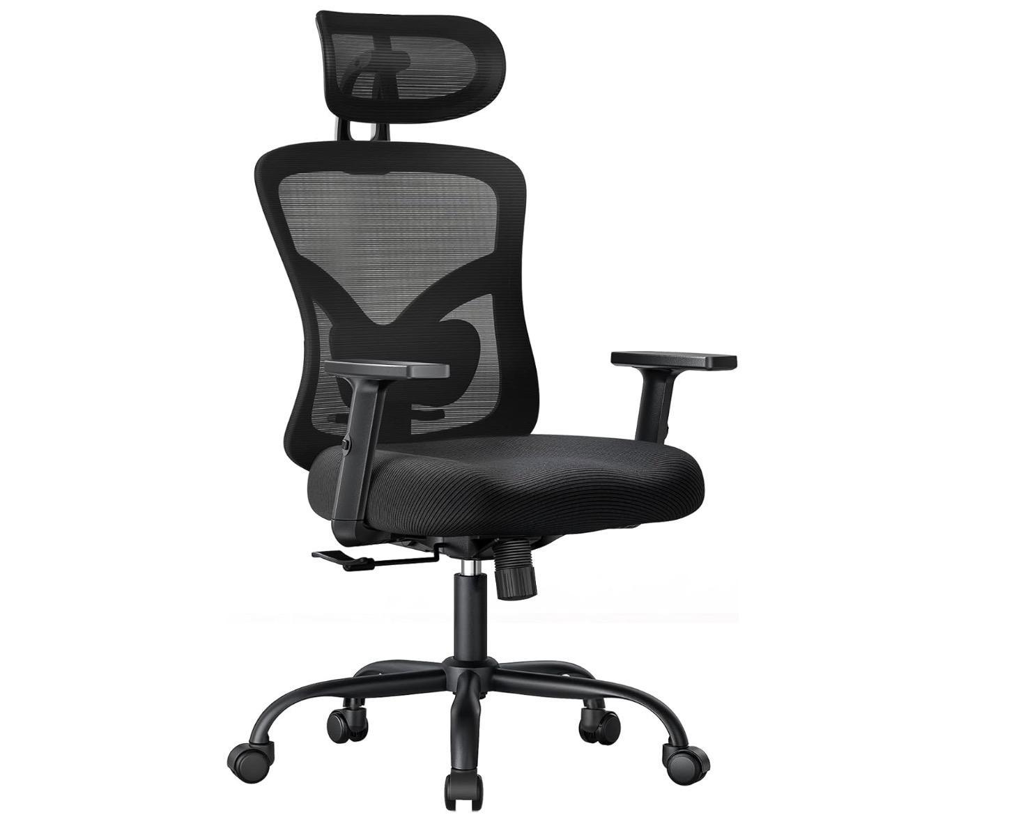 Silla de Oficina Giratoria con Soporte Lumba