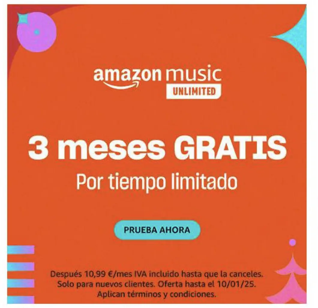 Consigue tu suscripcion a Amazon Music Unlimited Gratis Actualizado