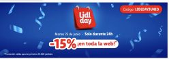 SOLO HOY! -15% Descuento en LIDL sin pedido mínimo