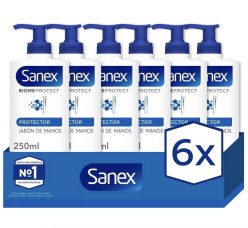BUEN PRECIO! 6x Jabón manos Sanex BiomeProtect a 11€