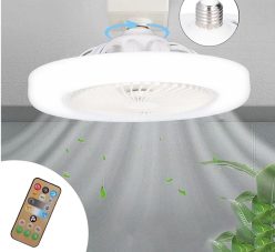 Preciazo! Ventilador de techo 3 en 1 tipo turbina con led 12€