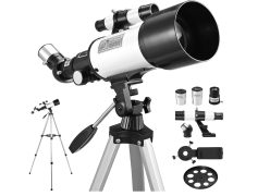 Telescopio Astronómico Portátil 400/70mm HD con Trípode al mejor precio