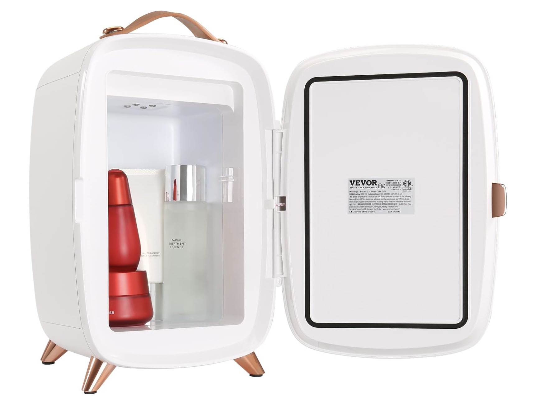Mini frigorífico cosmético 6L Vevor