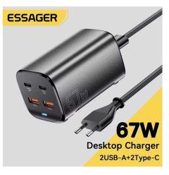 Chollo! Cargador Essager 4 puertos 67W a 11€