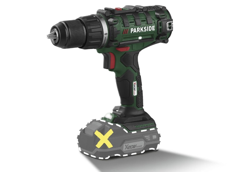 Taladro atornillador recargable Parkside
