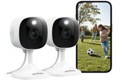 OFERTA AMAZON! 2x Cámara Vigilancia AOQEE WiFi 2K a 26,1€