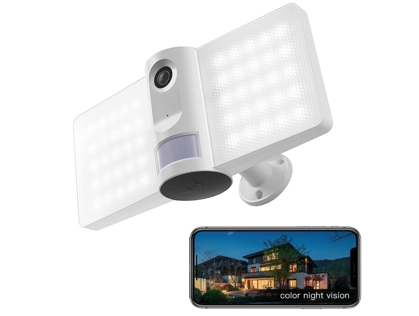 Camara exterior 1080p LED + Detector movimiento