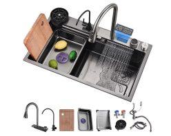 CUPÓN AMAZON! Fregadero de cocina Nano Negro a 123,5€