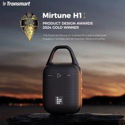 Tronsmart Mirtune H1, altavoz portátil con mosquetón de transporte, a 25€