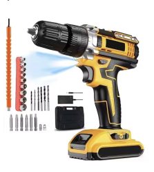 OFERTA desde ESPAÑA! Taladro inalámbrico +2 Baterías + Accesorios a 16,3€