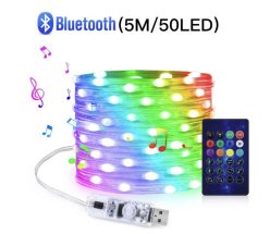 Preciazo! 5M guirnalda de luces 50 LEDs RGBIC USB a 3,1€