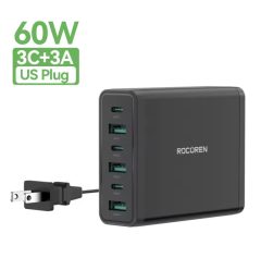 PRECIAZO! Estación de carga Rocoren GaN 60W a 10€