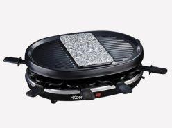 CHOLLO! Plancha Raclette grill con piedra 3 en 1 para 8 personas 900W a 18,8€