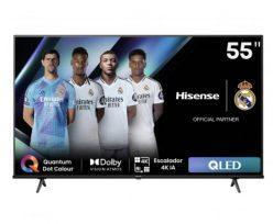 Rebaja! TV Hisense QLED Smart TV 55″ a 296€