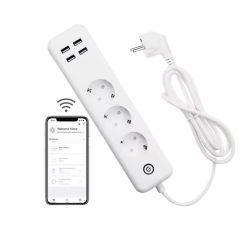 OFERTA! Regleta WiFi inteligente 3 tomas + 4 USB a 13,9€