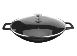 PRECIAZO! Wok de hierro fundido con tapa 36cm a 21,4€