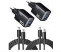 PRECIAZO AMAZON! 2x Cargador carga rápida 30W INIU a 21,9€