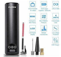 OFERTAZA! Inflador inalámbrico compacto Audew 150PSI a 13,7€