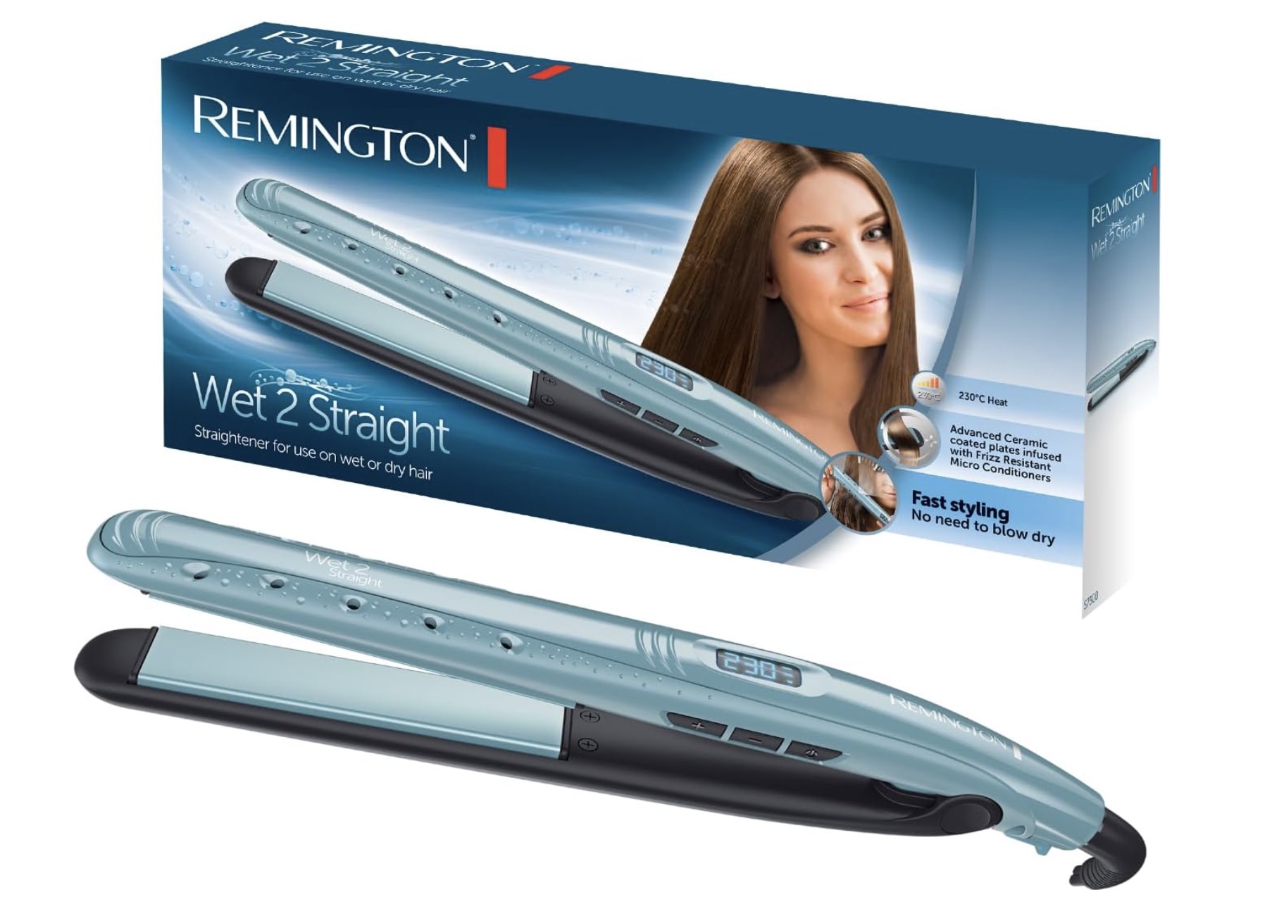 Plancha de Pelo Remington Wet 2 Straight