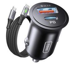 PRECIAZO AMAZON! Cargador Coche carga rápida 60W + Cable 1M 100W a 7,4€