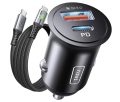 OFERTA AMAZON! Cargador Coche rápido INIU 60W + Cable 1M 100W a 6,7€