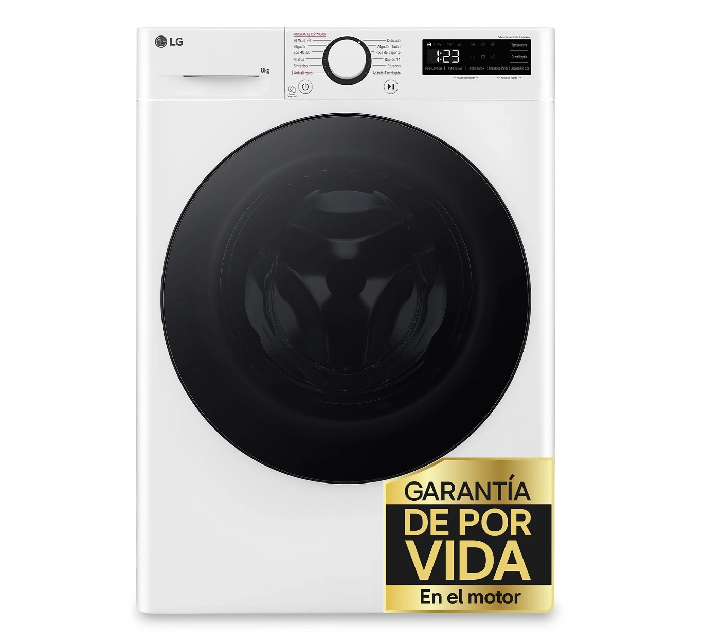 Lavadora carga frontal LG F2WR5S08AGW
