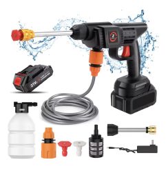 OFERTA! Pistola de lavado a presión inalámbrica + accesorios a 15,5€