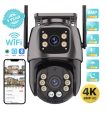 BUEN PRECIO! Cámara de Vigilancia Exterior PTZ WiFi Doble Lente 2K a 16,9€