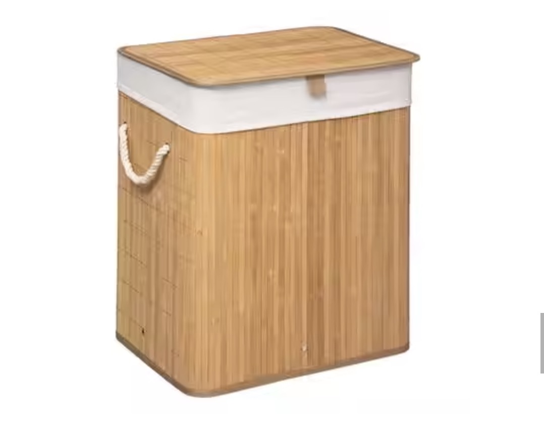 Cesto de bambú para ropa