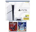 Rebaja! PS5 PlayStation Slim 1TB Lector + 2 Juegos a 475€