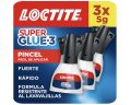 BUEN OFERTA! Pack de 3 tubos Super Glue-3 Pincel a 10,1€