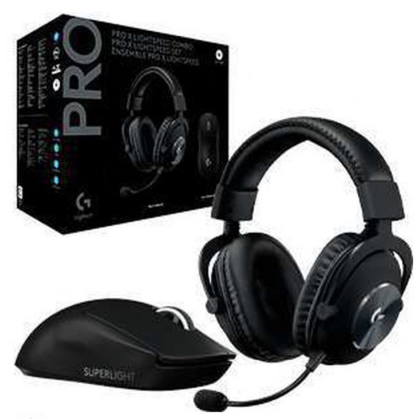 auriculares logitech y raton