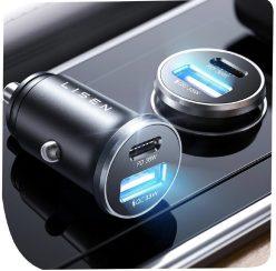 Vuelve el Chollito Amazon! Cargador coche Type C 36W + 33W QC USB A a 3,5€