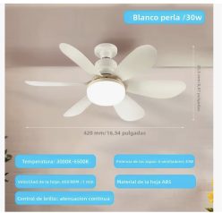 OFERTA! Ventilador de techo LED a 14,9€
