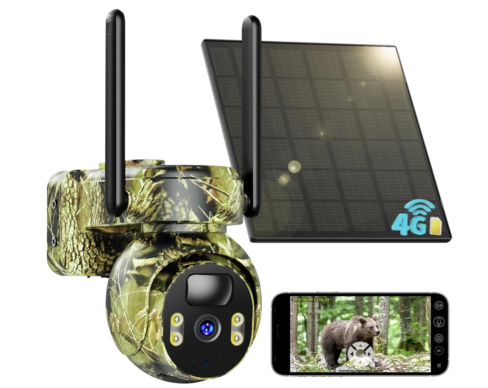 Cámara Vigilancia SEHMUA con panel sola