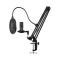 OFERTA! Micrófono cardioide Phoenix Streamcast Pro U con brazo extensible solo 18,9