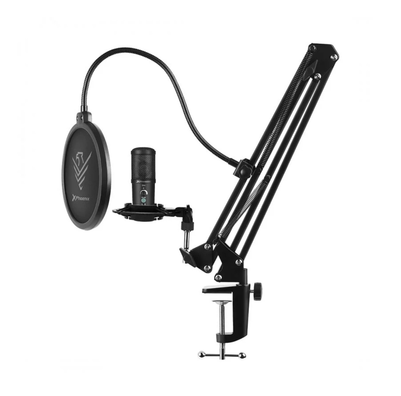 Micrófono cardioide Phoenix Streamcast Pro U