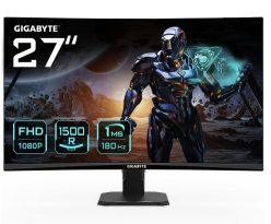 Oferta Amazon! Monitor Gigabyte 27″ 1ms 180Hz FHD a 99€ y QHD 180Hz a 129€