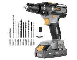 Buen Precio Amazon! Taladro Atornillador 21V 42Nm con 20 accesorios a 27,9€