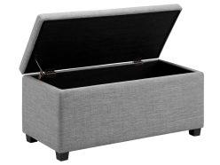 OFERTA AMAZON! Banco acolchado con almacenamiento 42x91x43 cm a 37€