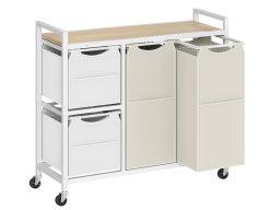 OFERTA AMAZON! Mueble clasificación de Ropa 4 secciones a 30,5€