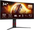 Preciazo Black Friday! Monitor AOC 34″ 180Hz QHD a 188€